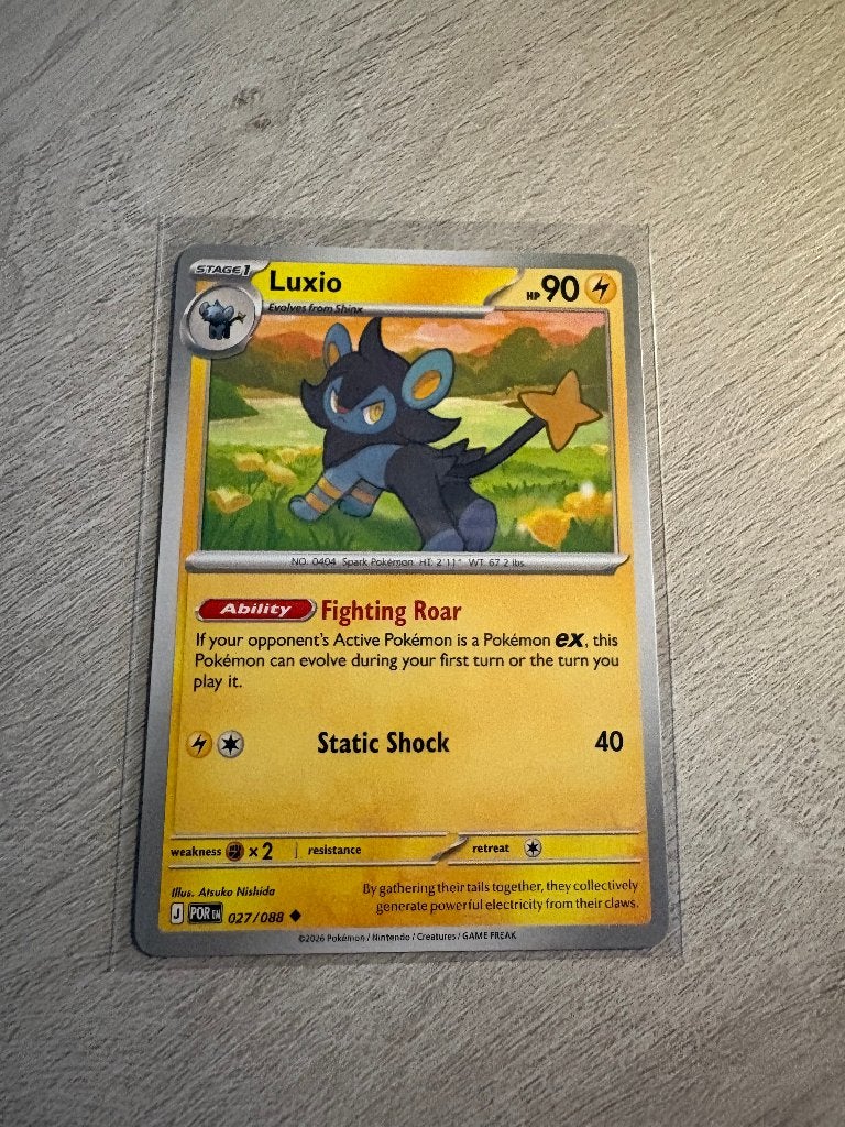 Luxio 027/088 Perfect Order - Pokémon Kaart, Ophalen of Verzenden, Nieuw, Losse kaart