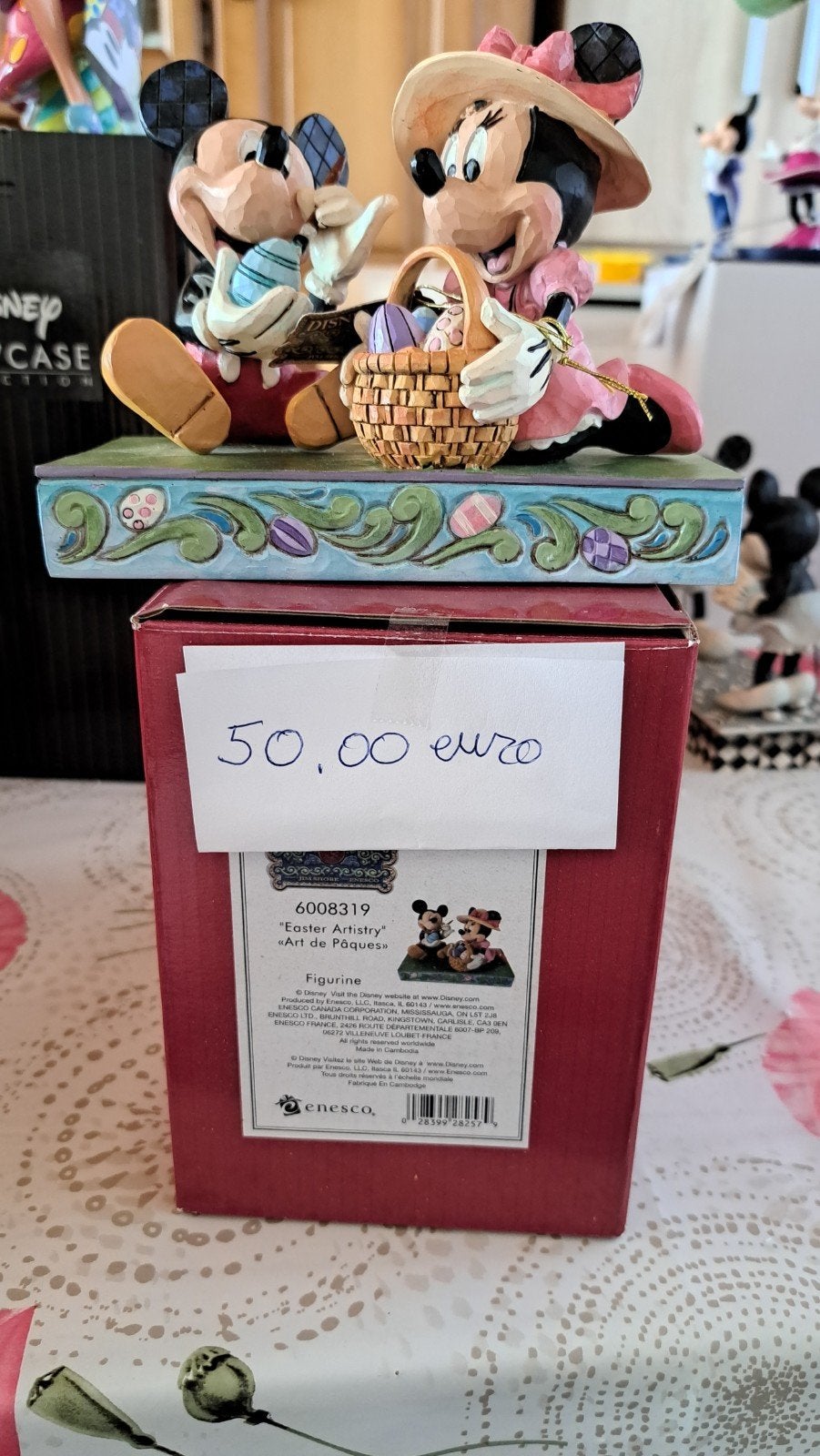 Disney Mickey & Minnie Pasen Beeldje - Enesco, Verzamelen, Disney, Ophalen