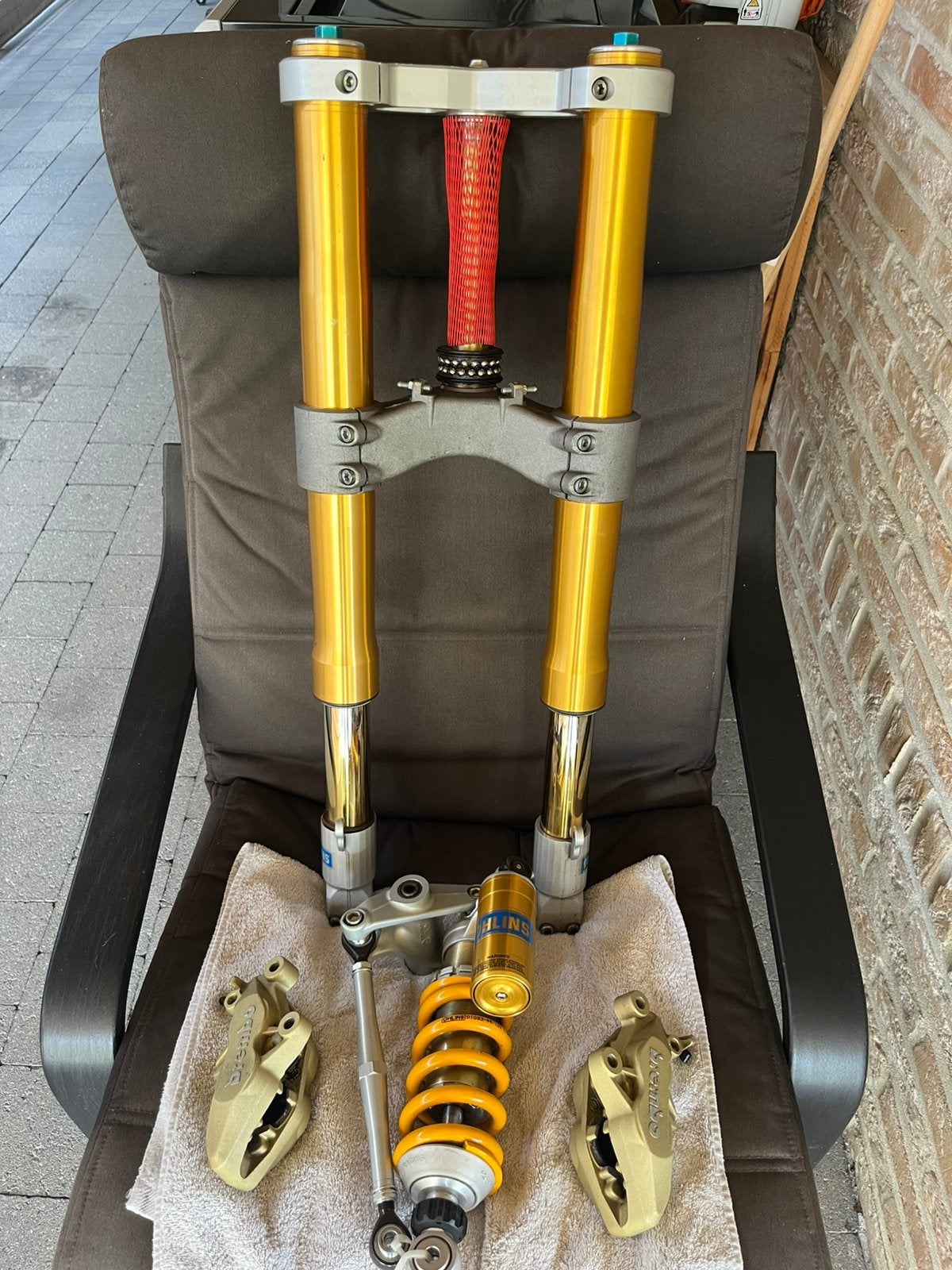 Ducati 999S Ohlins voorvork, Motoren, Onderdelen | Ducati, Ophalen of Verzenden