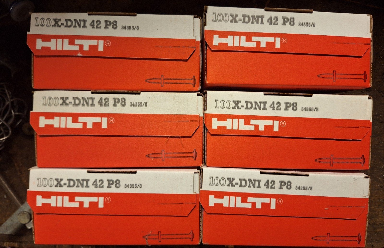 Hilti Spijkers voor Schietpistool - 600 stuks, Ophalen of Verzenden, Nieuw, 50 tot 100 mm, Spijkers