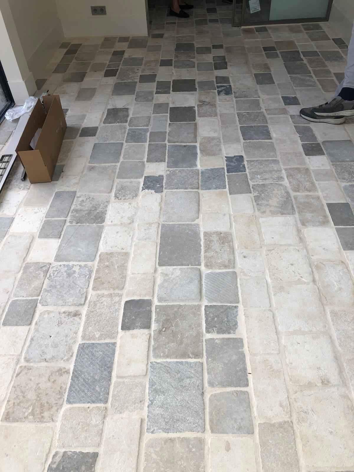 Prachtige partij Bourgondische Dallen-natuursteen, Ophalen, Gebruikt, Hardsteen, 20 tot 40 cm