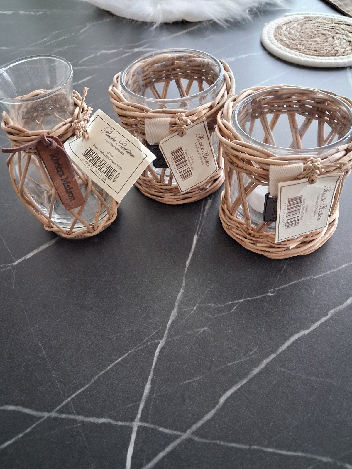 Leuke set Riviera maison, Ophalen, Zo goed als nieuw, Overige materialen, Minder dan 25 cm