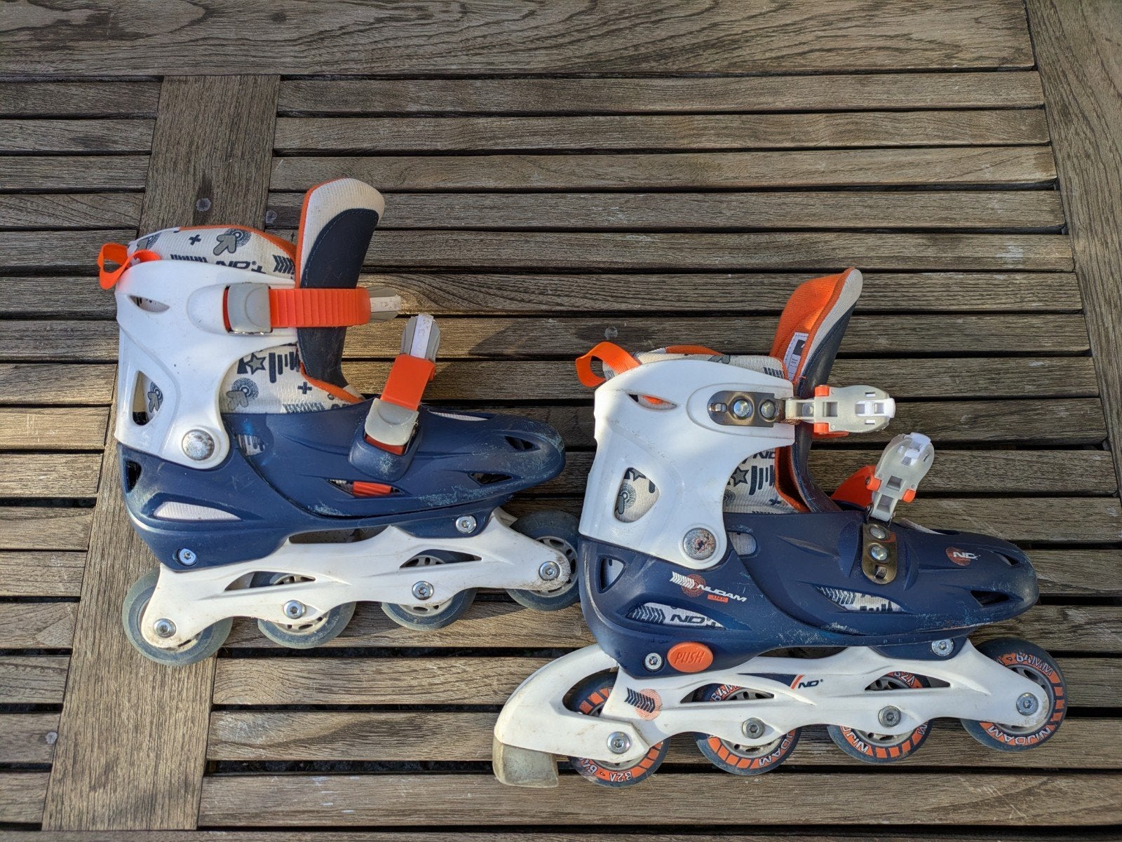 nijdam junior skeelers, verstelbaar maat 34-37, Overige merken, Kinderen, Ophalen of Verzenden, Inline skates 4 wielen