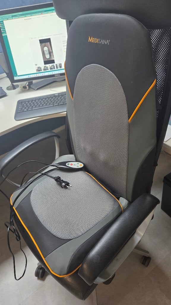 Medisana MC830 Shiatsu massagestoel, Ophalen, Gebruikt, Massagestoel of Kussen