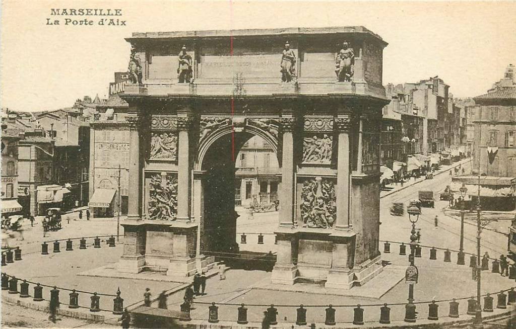 381-154-051 Marseille La Porte d'Aix, Verzenden, Voor 1920, Frankrijk