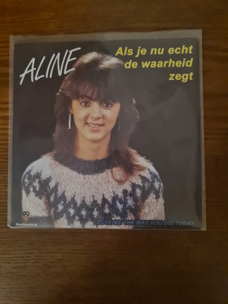 Aline, Cd's en Dvd's, Vinyl | Nederlandstalig, Ophalen of Verzenden, Zo goed als nieuw, 7 inch, Levenslied of Smartlap