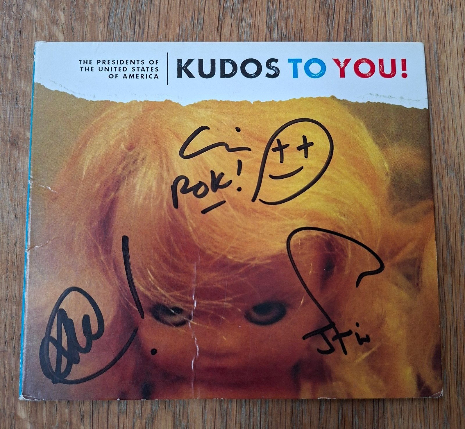 The Presidents of the USA- Kudos to You, Ophalen of Verzenden, Zo goed als nieuw, Poprock, Gesigneerd