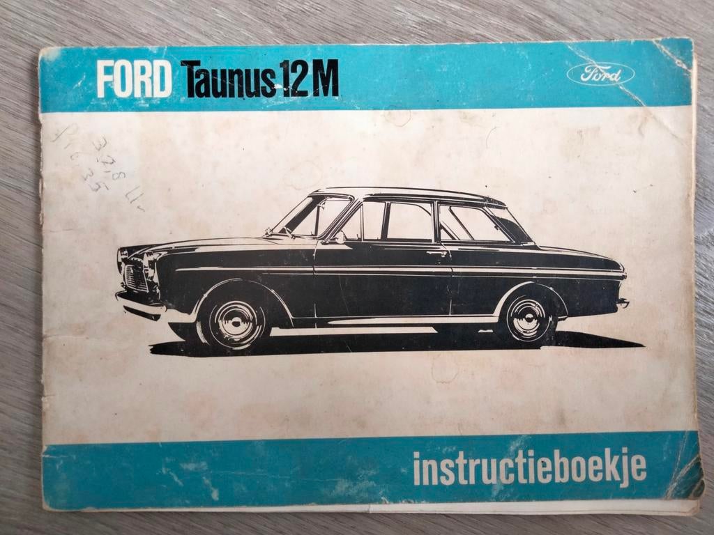 Instructie boekje van Ford Taunus 12 M, Ophalen of Verzenden