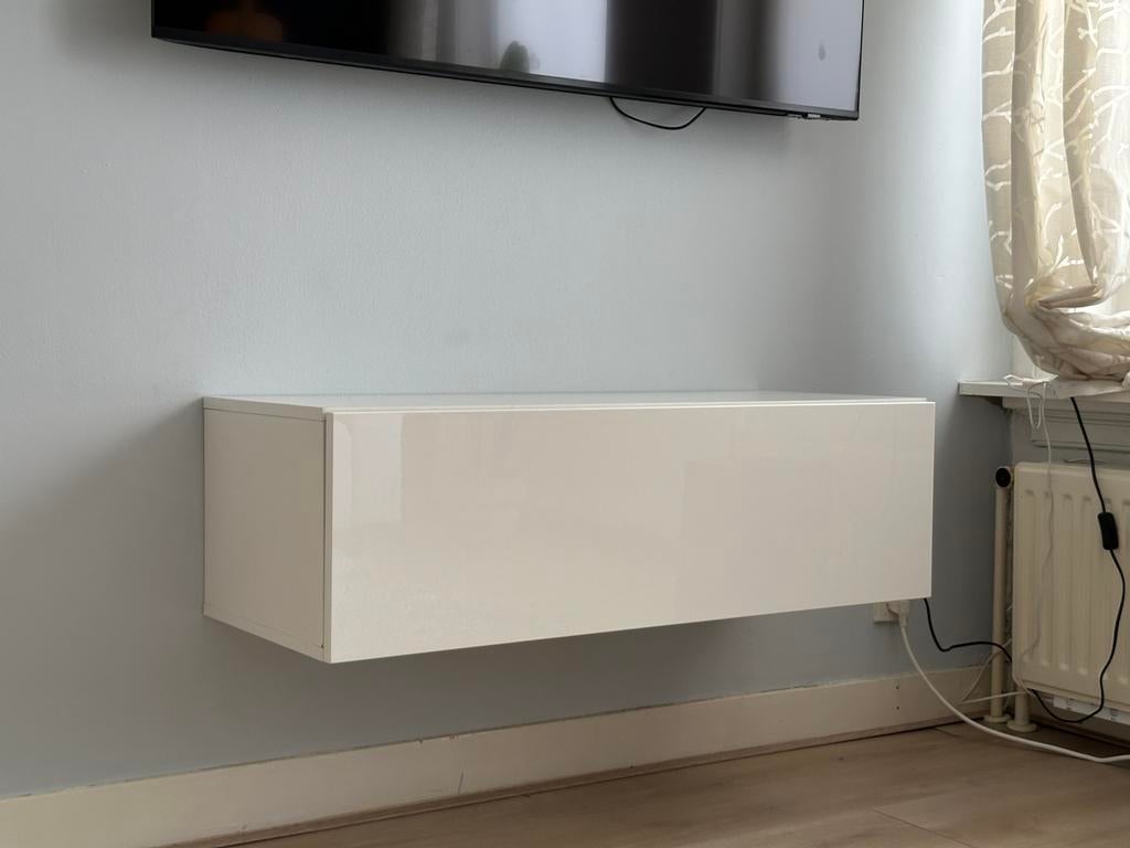 TV-meubel zwevend, Ophalen, Overige materialen, Gebruikt, 50 tot 100 cm