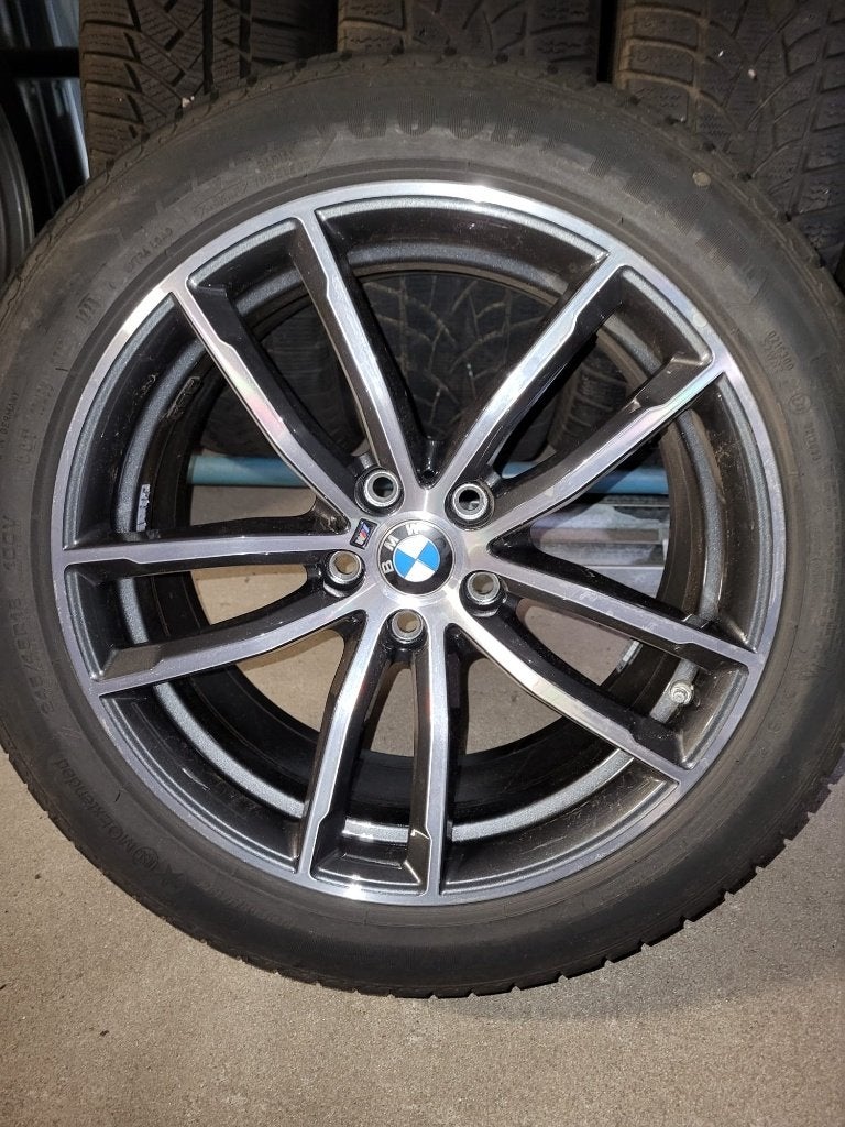 winterbanden en originele BMW velgen, Auto-onderdelen, Ophalen, 18 inch, Banden en Velgen, Winterbanden