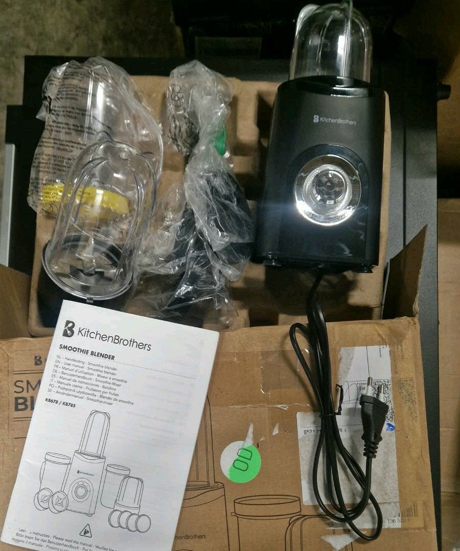 KitchenBrothers Smoothie Blender - Nieuw in doos, Witgoed en Apparatuur, Ophalen of Verzenden, Nieuw, Blender