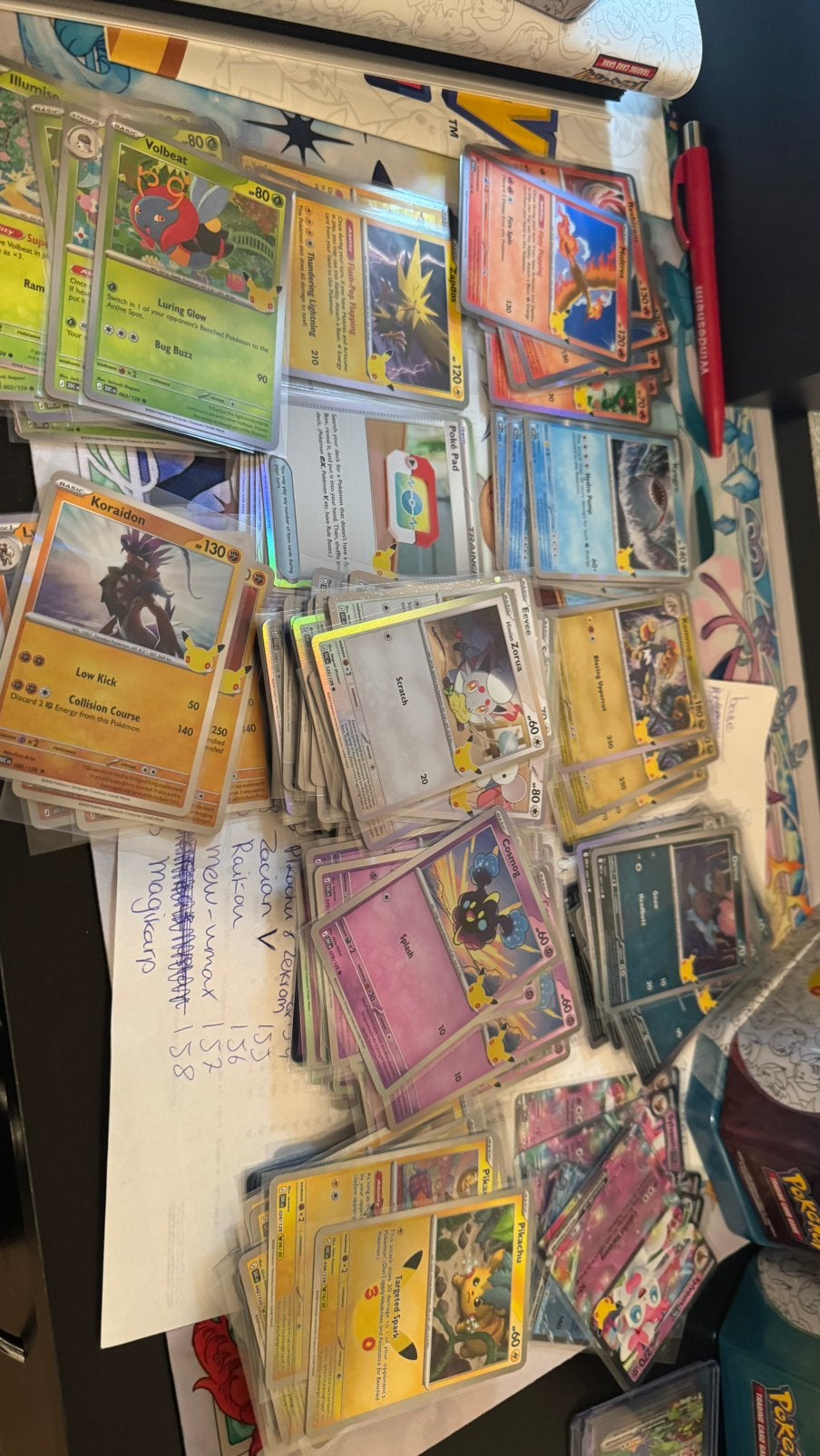 Pokemon 30th celebrations bulk, Verzenden, Zo goed als nieuw, Meerdere kaarten