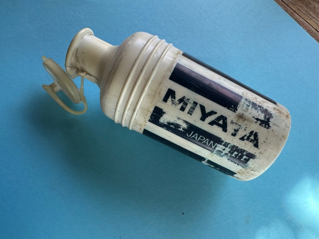 zeldzame Koga Miyata bidon uit 1977, Ophalen of Verzenden, Gebruikt, Crankstel of Pedalen
