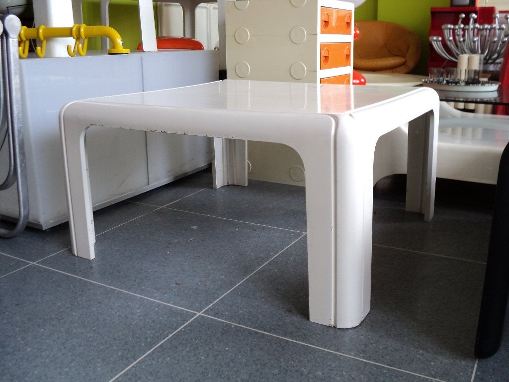 Kartell salontafel Gae Aulenti design jaren 60 70 retro, Ophalen, Gebruikt, ?, Kunststof