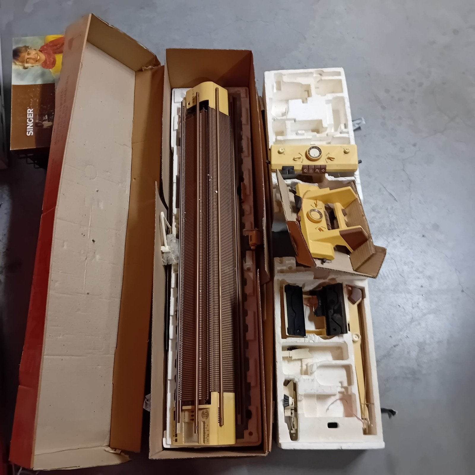 Singer Memo II Breimachine met accessoires, Ophalen, Gebruikt, Naaimachine, Singer