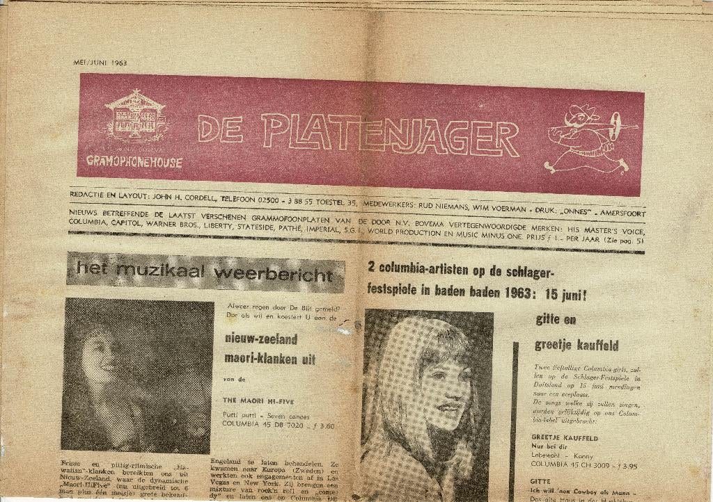 De Platenjager en Grammophone house nieuws GEZOCHT, Boeken, Tijdschriften en Kranten, Ophalen of Verzenden, Zo goed als nieuw