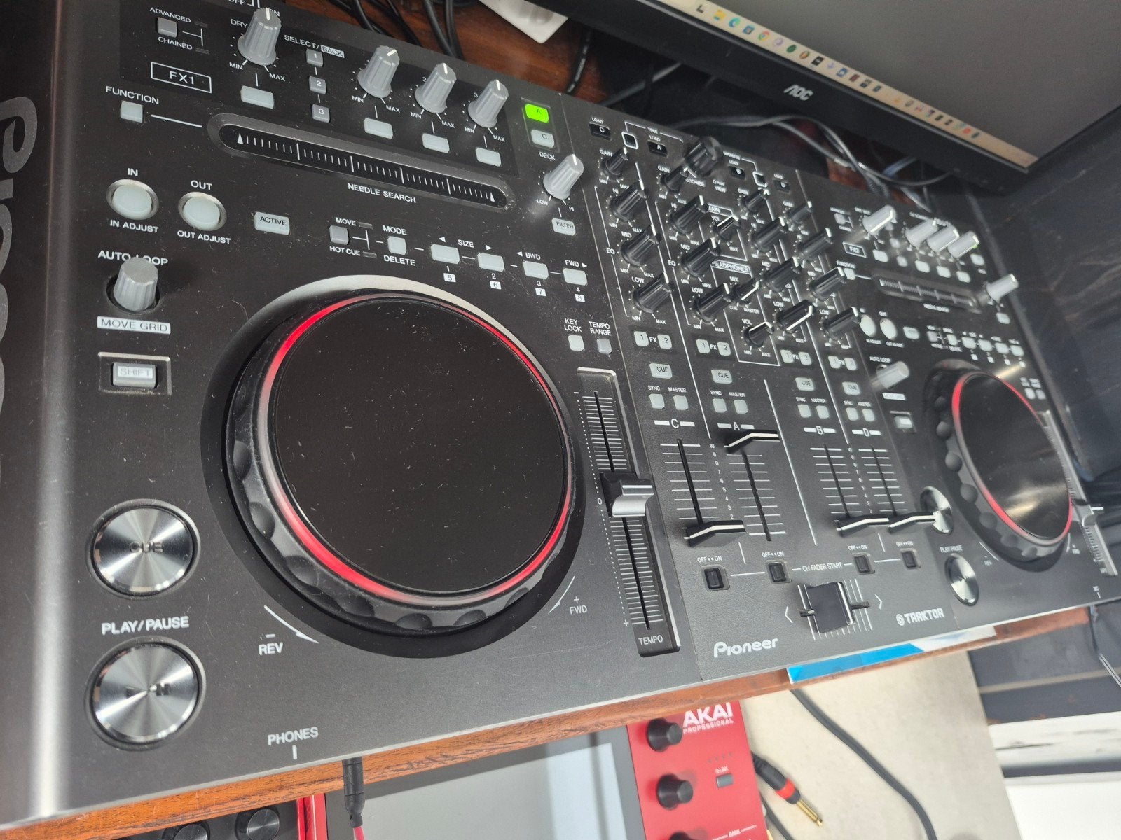 Pioneer DDJ-T1 DJ Traktor controller, Ophalen of Verzenden, Zo goed als nieuw, Dj-set, Pioneer