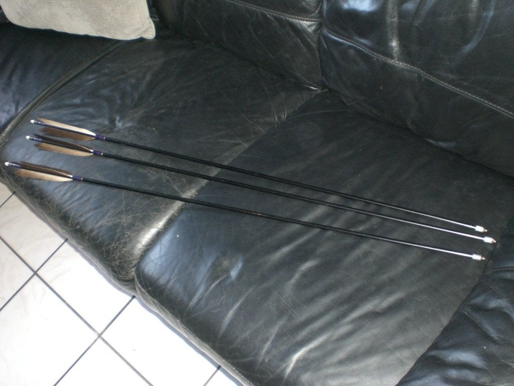 3 pijlen voor pijl en boog, Ophalen of Verzenden, Pijlen