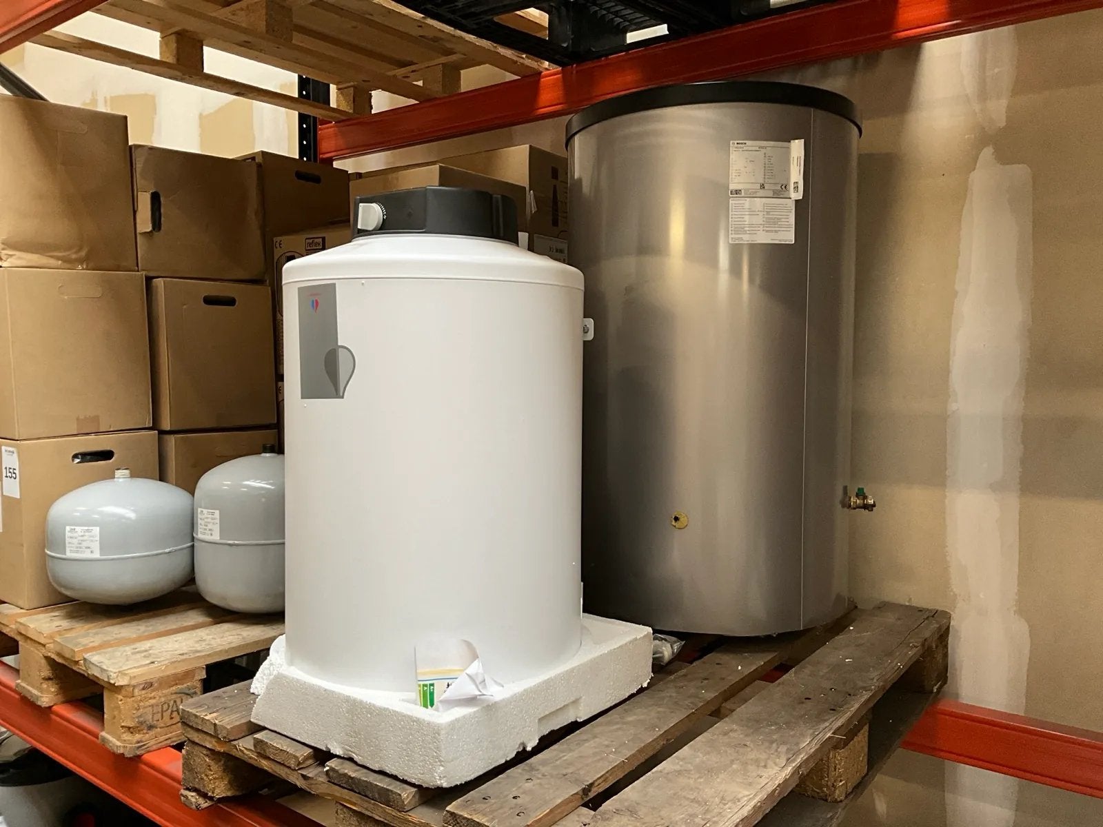 Warmwater boiler 50L inventum + buffervat bosch, Ophalen, 20 tot 100 liter, Boiler, Minder dan 3 jaar oud
