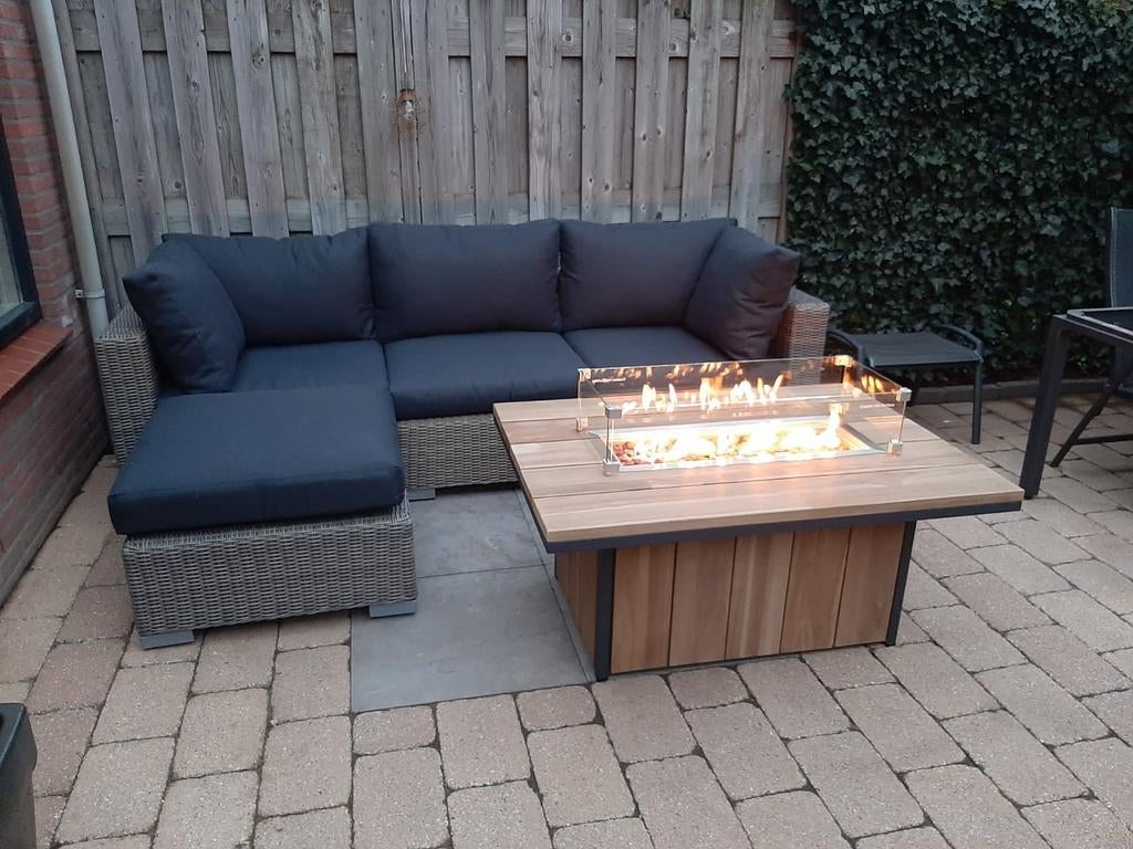Vuurtafel 120x85x54cm, Ophalen, Rvs