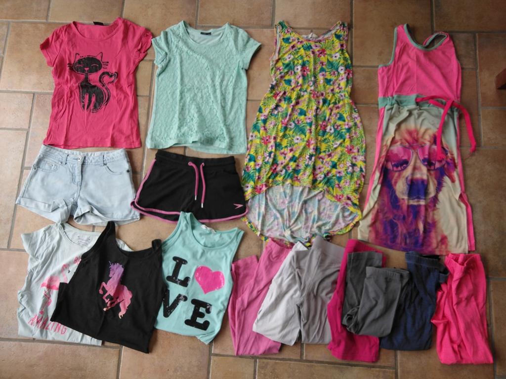 Kledingpakket meisje zomer maat 146/162, Ophalen of Verzenden, Gebruikt, Maat 146
