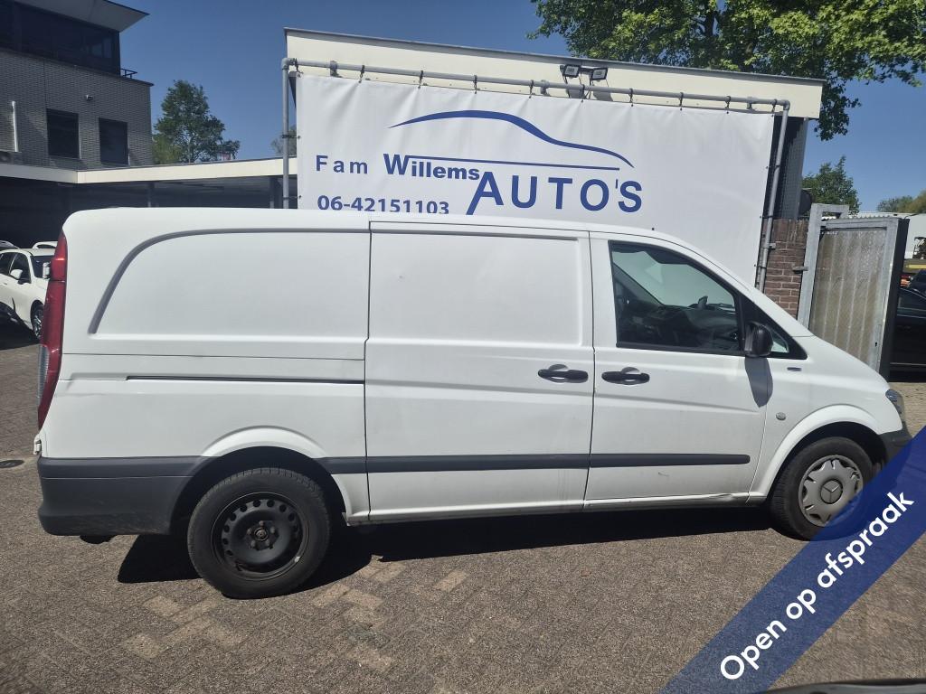 Mercedes-Benz Vito 110 CDI 320 Func. Long Airco (bj 2011), Auto's, 13 km/l, Euro 5, Stof, Zwart