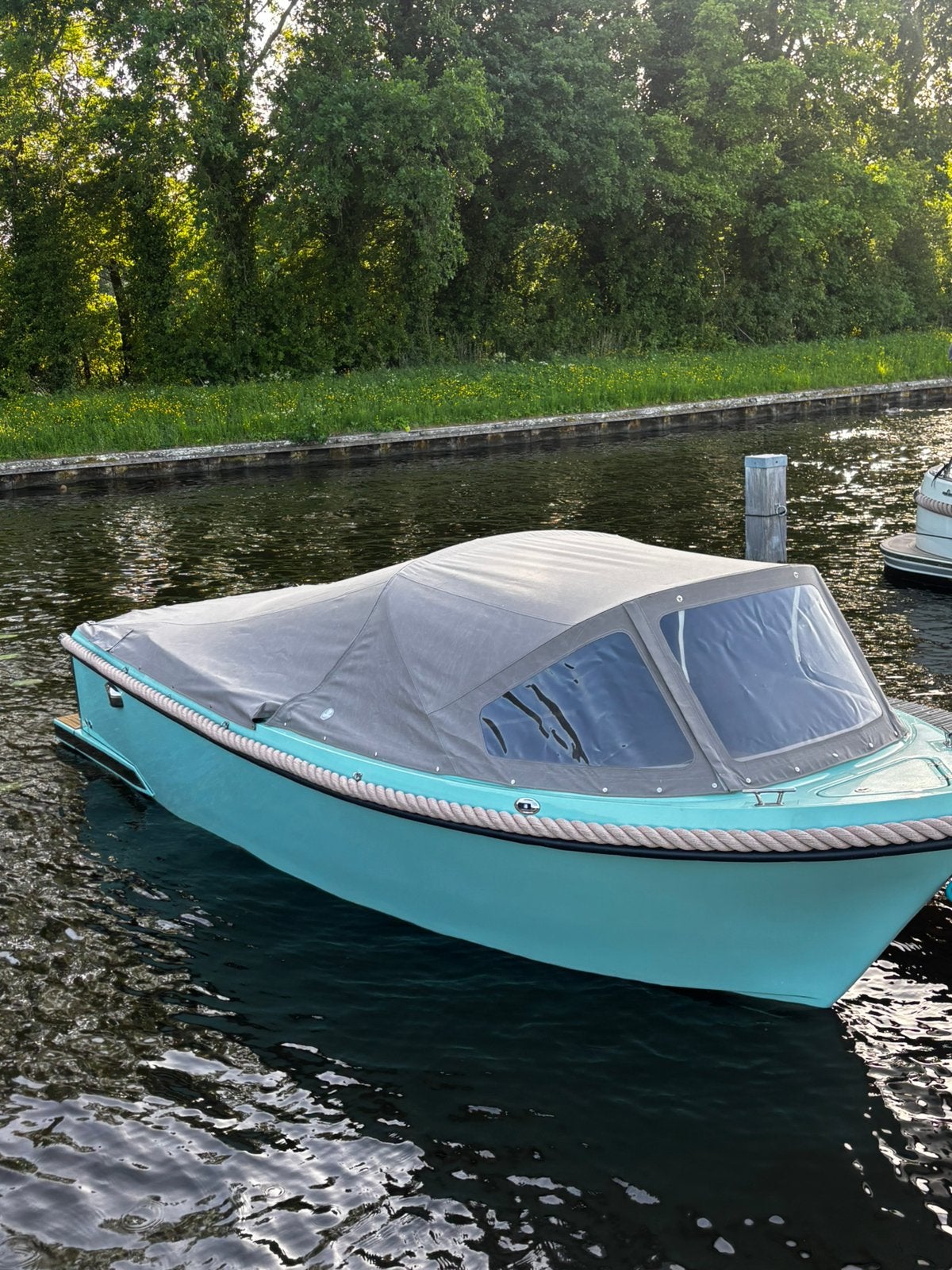 Nette mint groene sloep 6m, Tender, Afdekzeil, 0 cm, 2 m