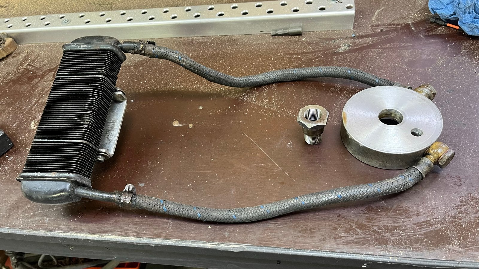 Oliekoeler set Honda cb 550 k, Ophalen of Verzenden, Gebruikt