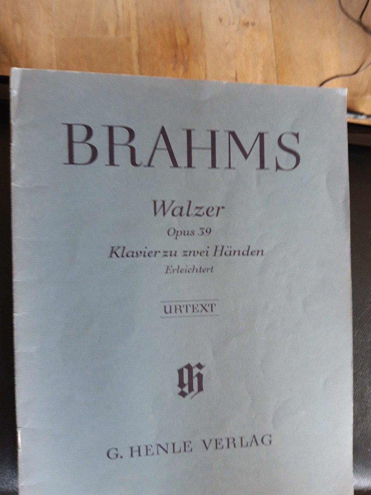 Brahms Walzer Opus 39 - Pianoboek (Urtext), Muziek en Instrumenten, Bladmuziek, Ophalen of Verzenden