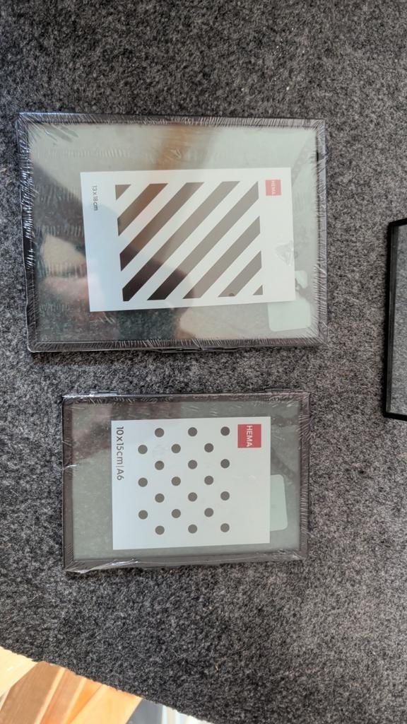 Nieuwe HEMA fotolijstjes (2 stuks), Overige materialen, Minder dan 50 cm, Nieuw, Ophalen of Verzenden
