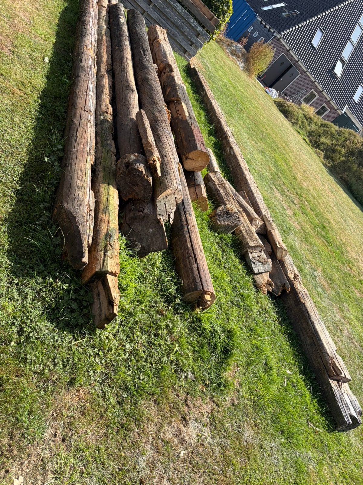 Gebinten, Ophalen, Gebruikt, 250 cm of meer, Palen