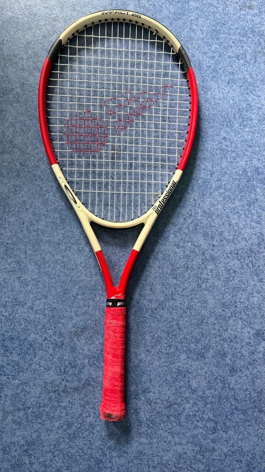 Tennisracket met hoes - Rex Professional Impact 26, Sport en Fitness, Ophalen of Verzenden, Gebruikt, Racket, Overige merken