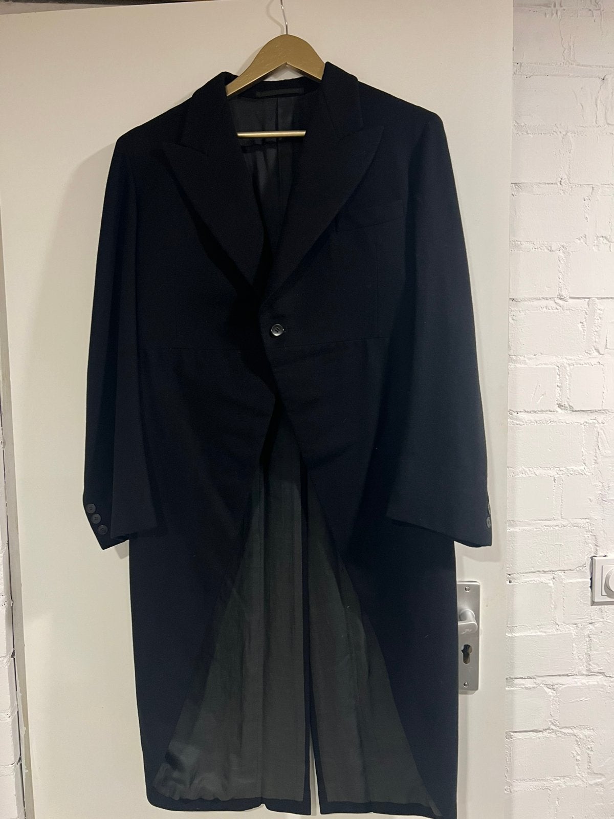 mooie degelijke frakjas, Kleding | Heren, Ophalen of Verzenden, Zo goed als nieuw, Maat 48/50 (M)