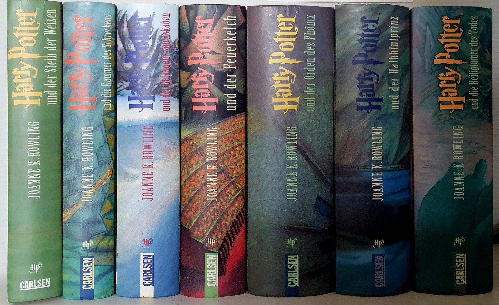 Alle 7 Harry Potter boeken - DUITS, Boeken, Ophalen, Zo goed als nieuw, Rowling Joanne K