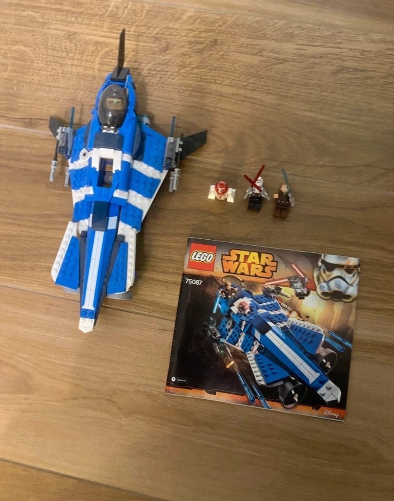 Lego star wars 75087 - Anakin’s Custom Jedi Starfighter, Gebruikt, Star Wars, Lego, Ophalen of Verzenden