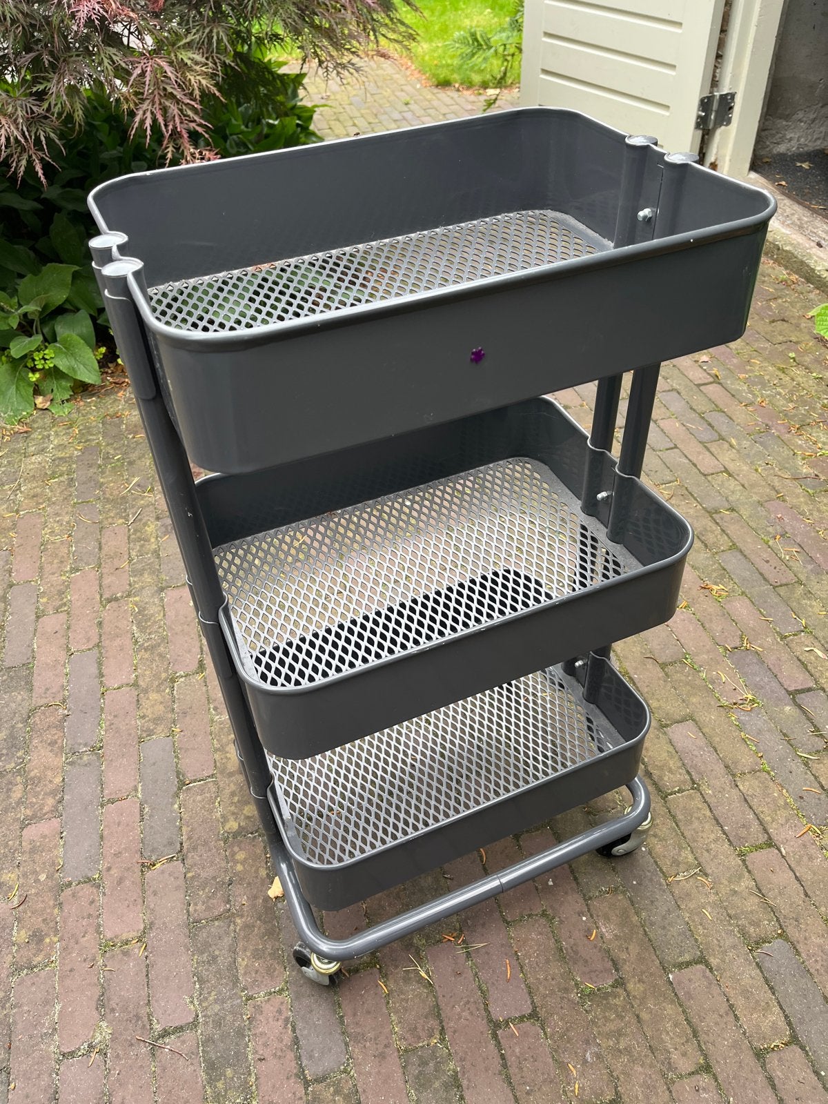 IKEA RÅSKOG Roltafel / Keukenwagen - Donkergrijs, Ophalen, Gebruikt