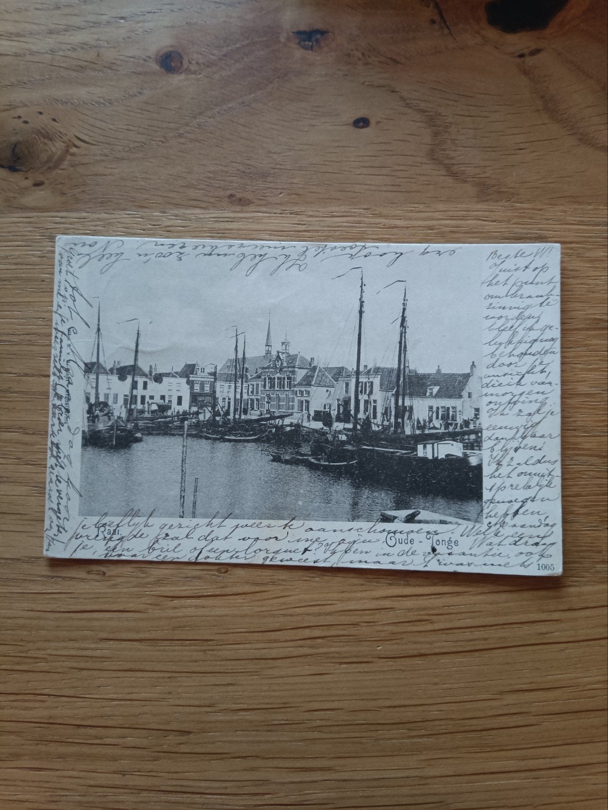 Oude Tonge Kaai (jaar 1902), Ophalen of Verzenden, Voor 1920, Gelopen, Zuid-Holland