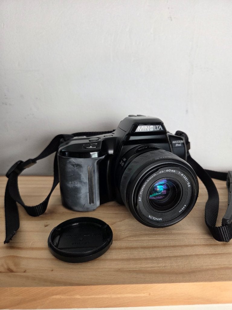 Minolta Maxxum Dynax 3xi camera set, Ophalen of Verzenden, Gebruikt, Spiegelreflex, Minolta