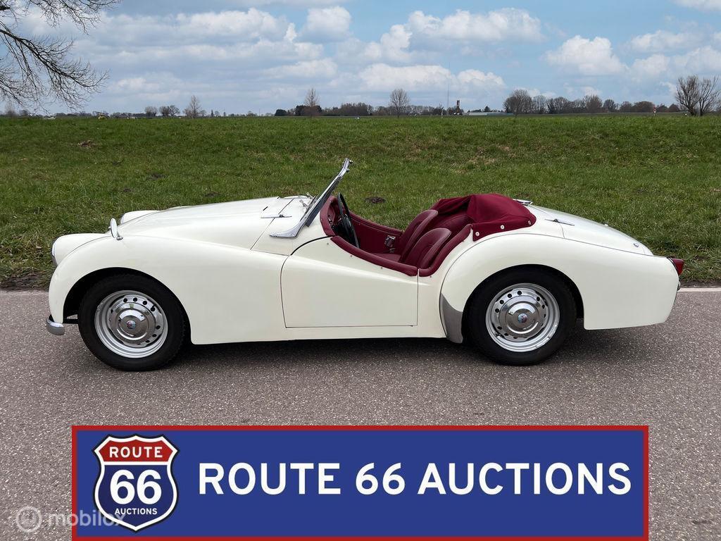 Triumph TR2 | 1955 | Route 66 Auctions, Auto's, Overige carrosserieën, Triumph, Zwart, Bedrijf