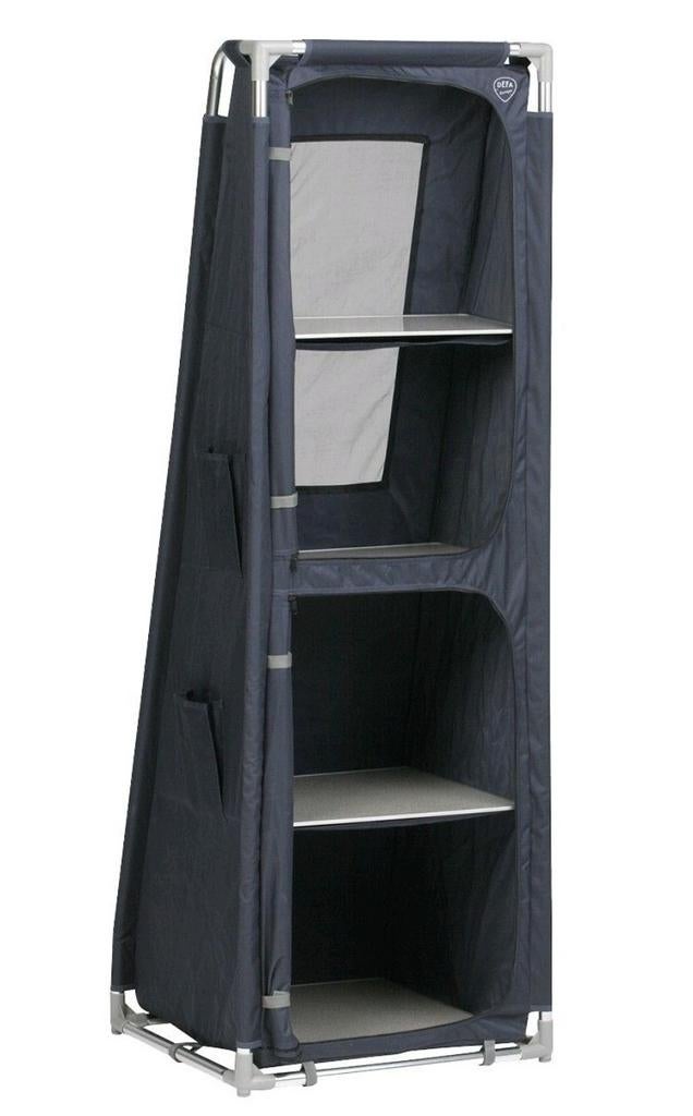 Schuine campingkast Defa 4 vaks, Ophalen, Gebruikt, Campingkast