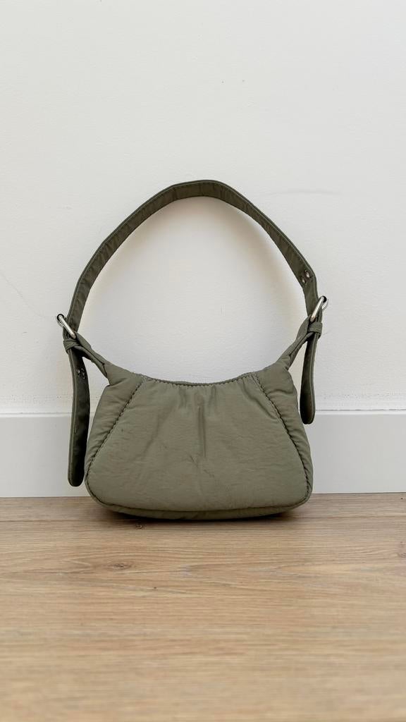 Olijf groen mini schoudertas Stradivarius, Ophalen of Verzenden, Zo goed als nieuw, Groen