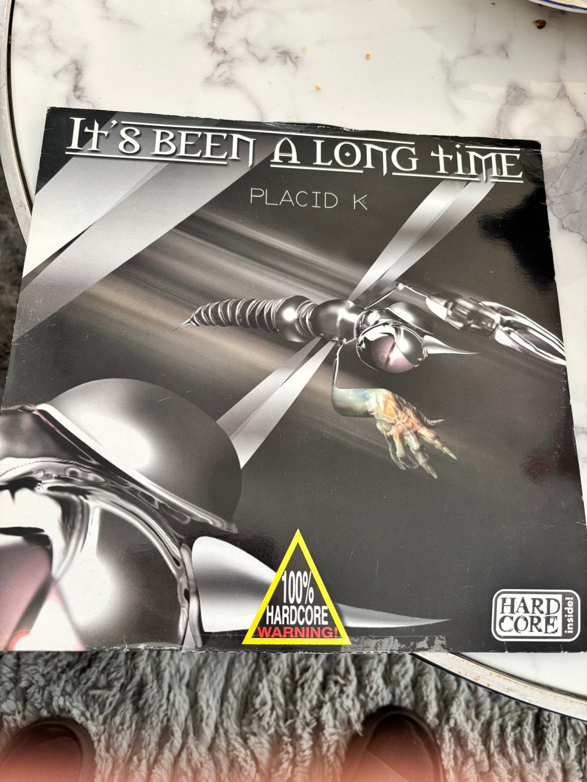 Placid k its been a long time hardcore 100% vinyl, Cd's en Dvd's, Vinyl | Dance en House, Ophalen, Zo goed als nieuw, Overige formaten