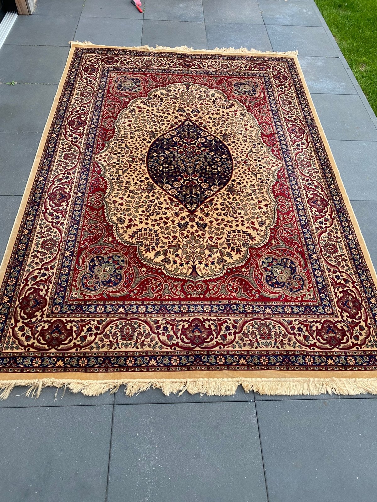 Perzisch tapijt, Ophalen, Zo goed als nieuw, Rechthoekig, 200 cm of meer