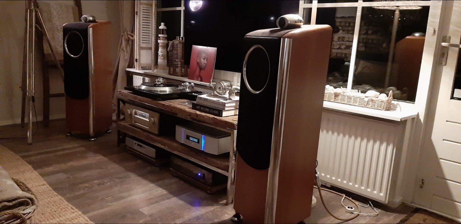 Tannoy TD 10 in de mooie kersen kleur., Ophalen, Gebruikt, Overige merken