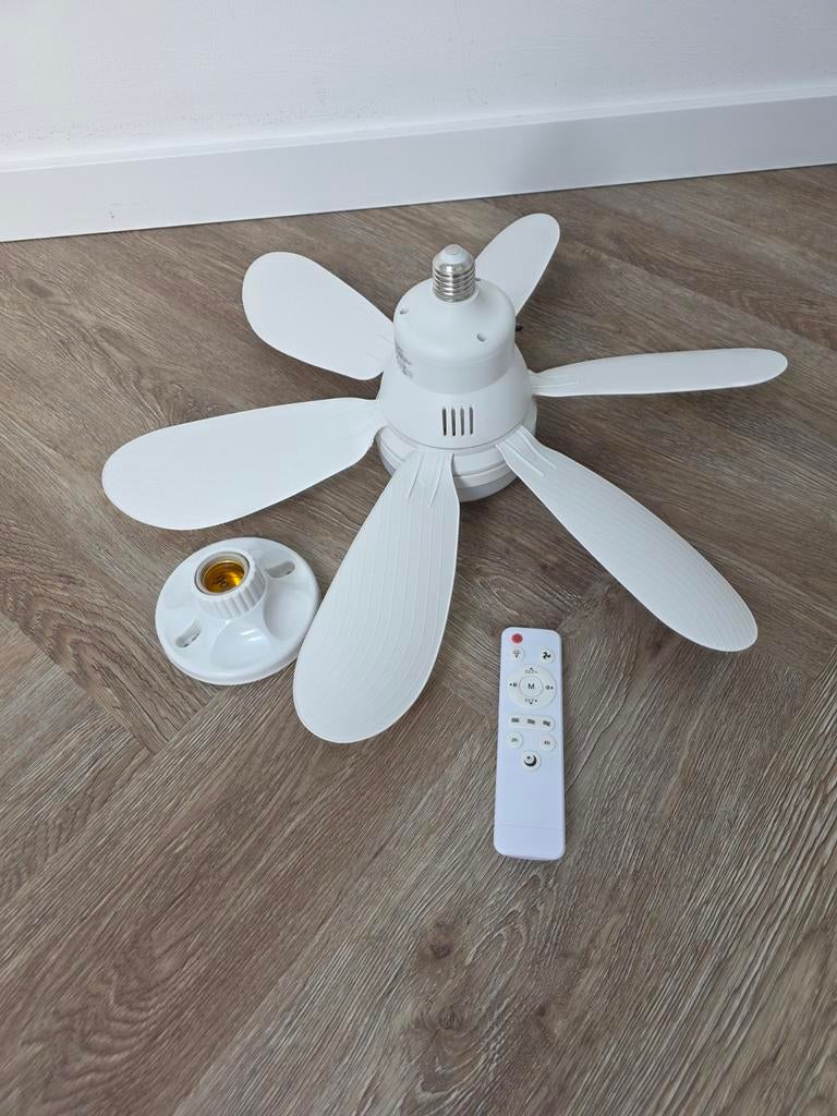 Plafondventilator met afstandsbediening 2 stuks, Ophalen of Verzenden, Zo goed als nieuw, Plafondventilator