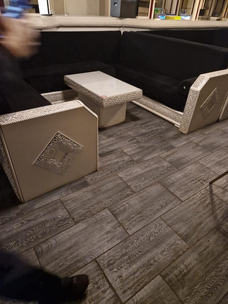 Bankstel, Overige materialen, Gebruikt, Overige maten, Hoekbank