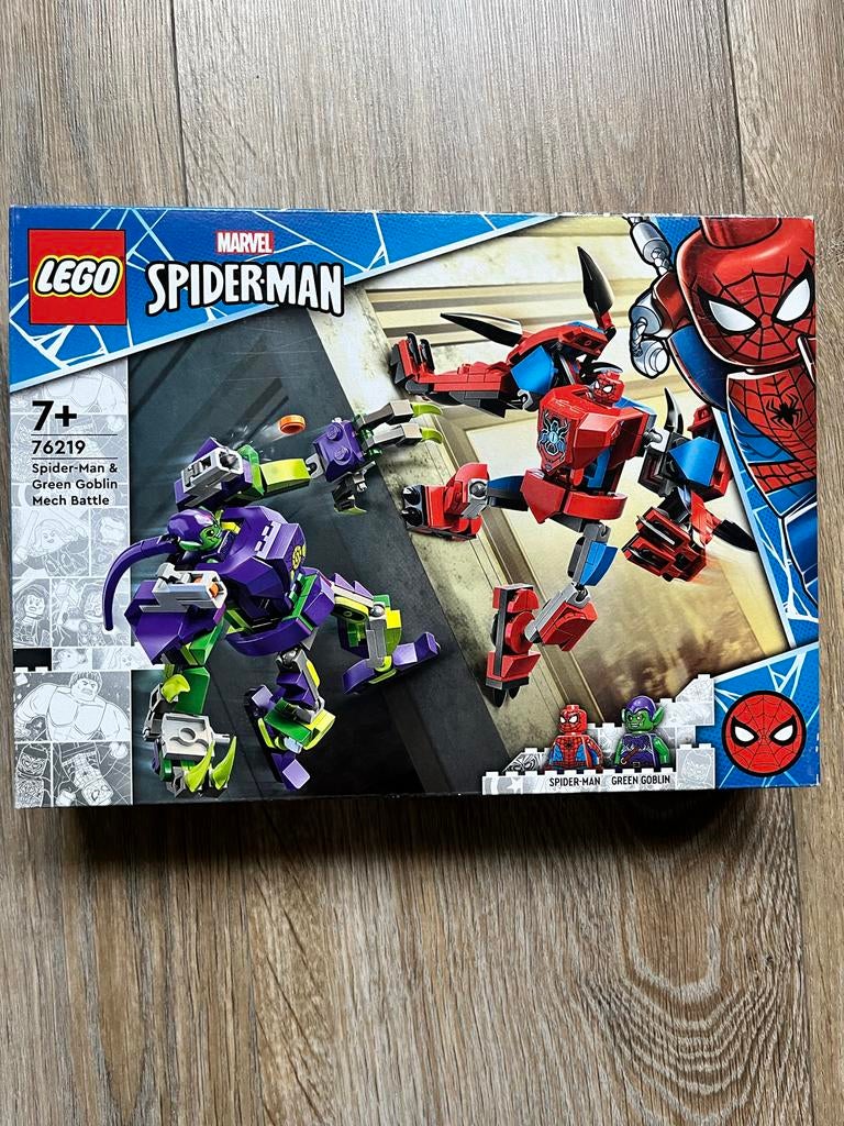 LEGO Marvel Spider-Man & Green Goblin Mech Battle 76219, Ophalen, Zo goed als nieuw, Overige merken