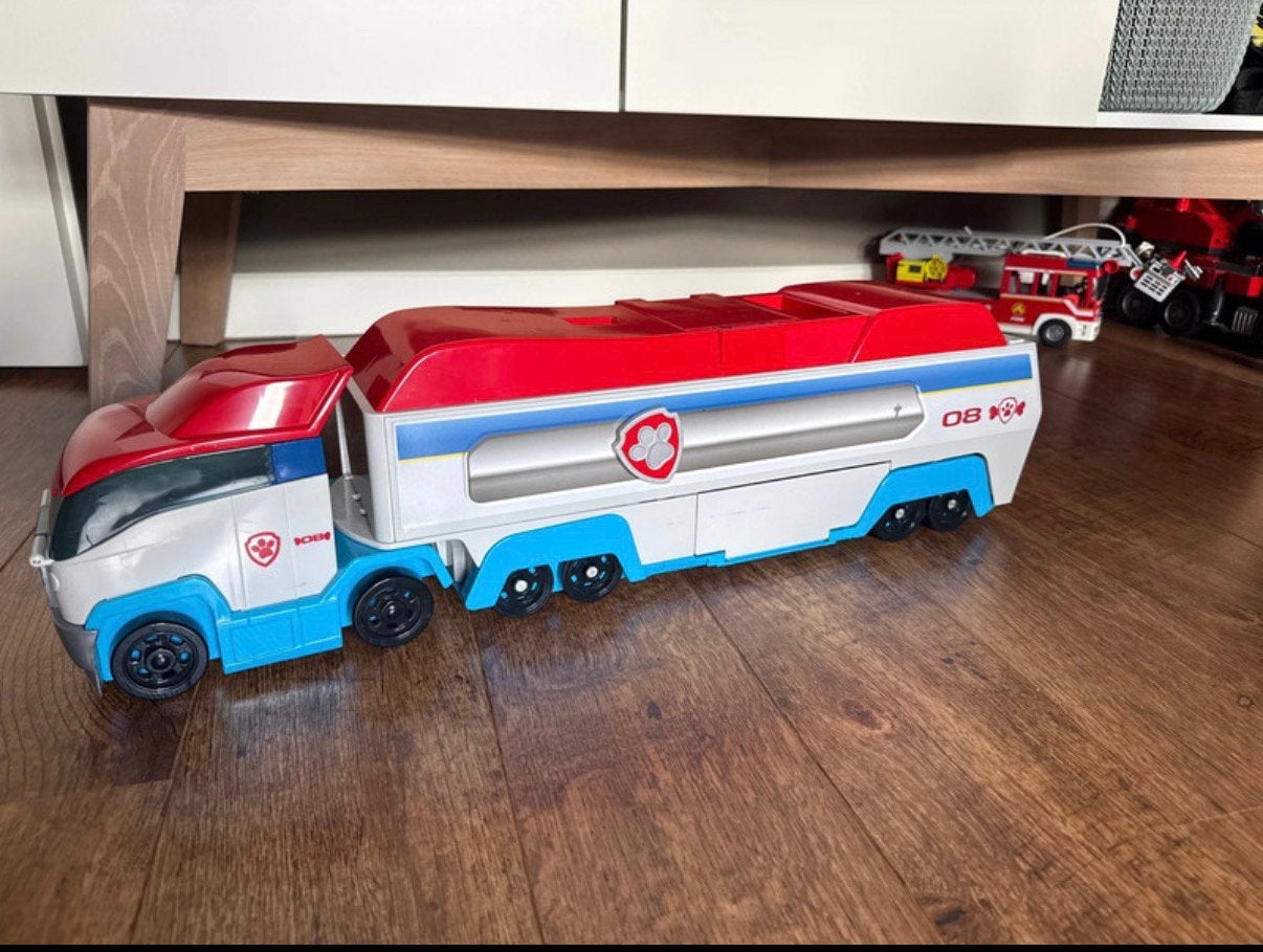 Paw Patrol vrachtwagen, Ophalen of Verzenden, Zo goed als nieuw
