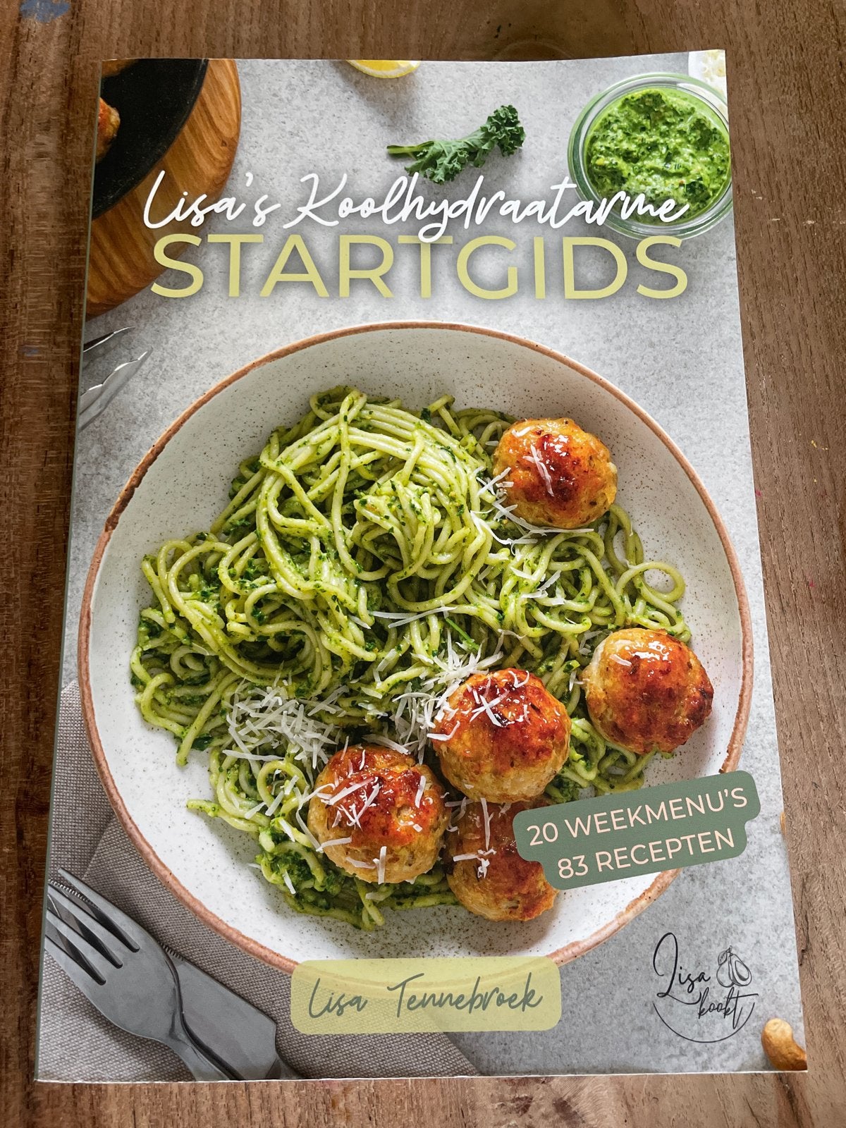 Lisa's Koolhydraatarme Startgids - 20 Weekmenu's & 83 Recept, Ophalen of Verzenden, Zo goed als nieuw, Hoofdgerechten, Gezond koken