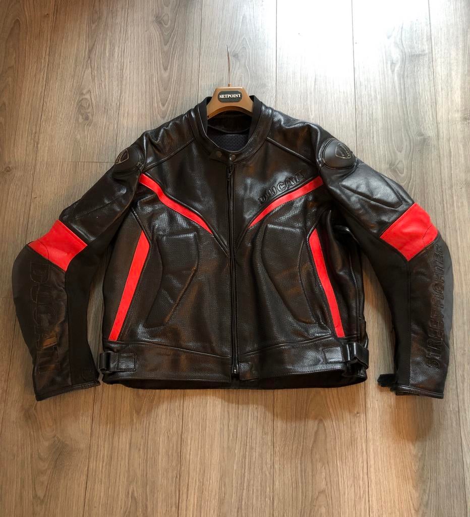 Leren motorjas Ducati, Motoren, Kleding | Motorkleding, Ophalen of Verzenden, Tweedehands, Heren, Jas | leer